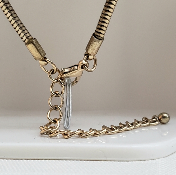 Long Silver Jelly Fish Tassle Statement Necklace - Picture 5 of 6